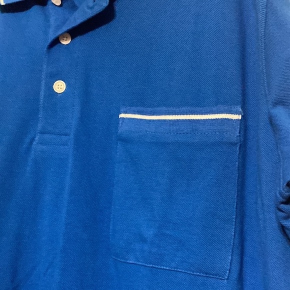 King size XL tall blue polo - Picture 3 of 5